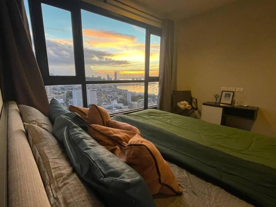 The Base Central Pattaya 2Bed King&Queen Sky Seaview & Infinity Pool Exteriör bild