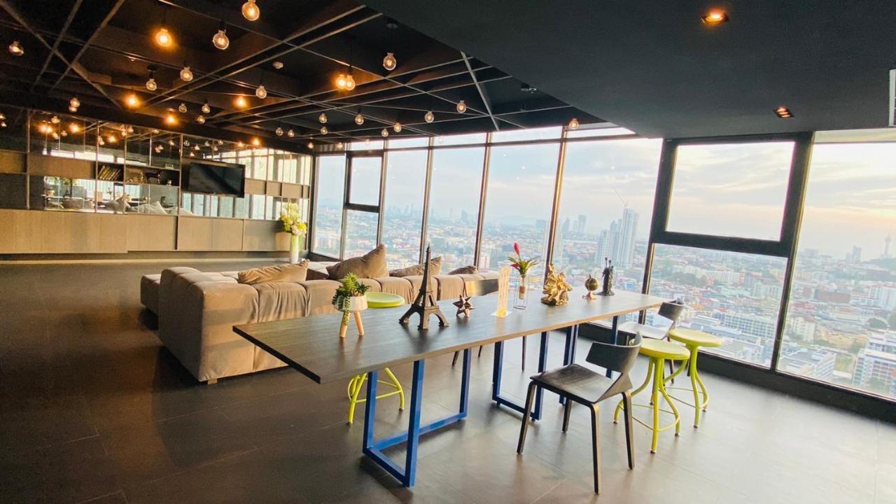 The Base Central Pattaya 2Bed King&Queen Sky Seaview & Infinity Pool Exteriör bild