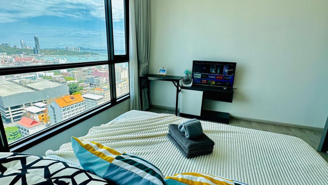 The Base Central Pattaya 2Bed King&Queen Sky Seaview & Infinity Pool Exteriör bild