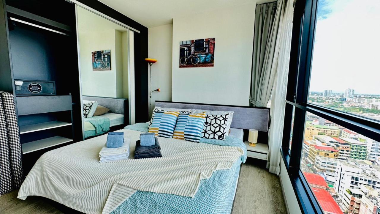 The Base Central Pattaya 2Bed King&Queen Sky Seaview & Infinity Pool Exteriör bild