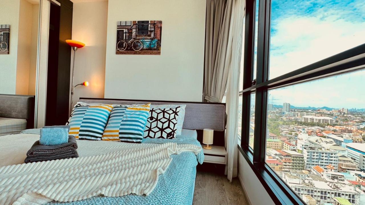 The Base Central Pattaya 2Bed King&Queen Sky Seaview & Infinity Pool Exteriör bild