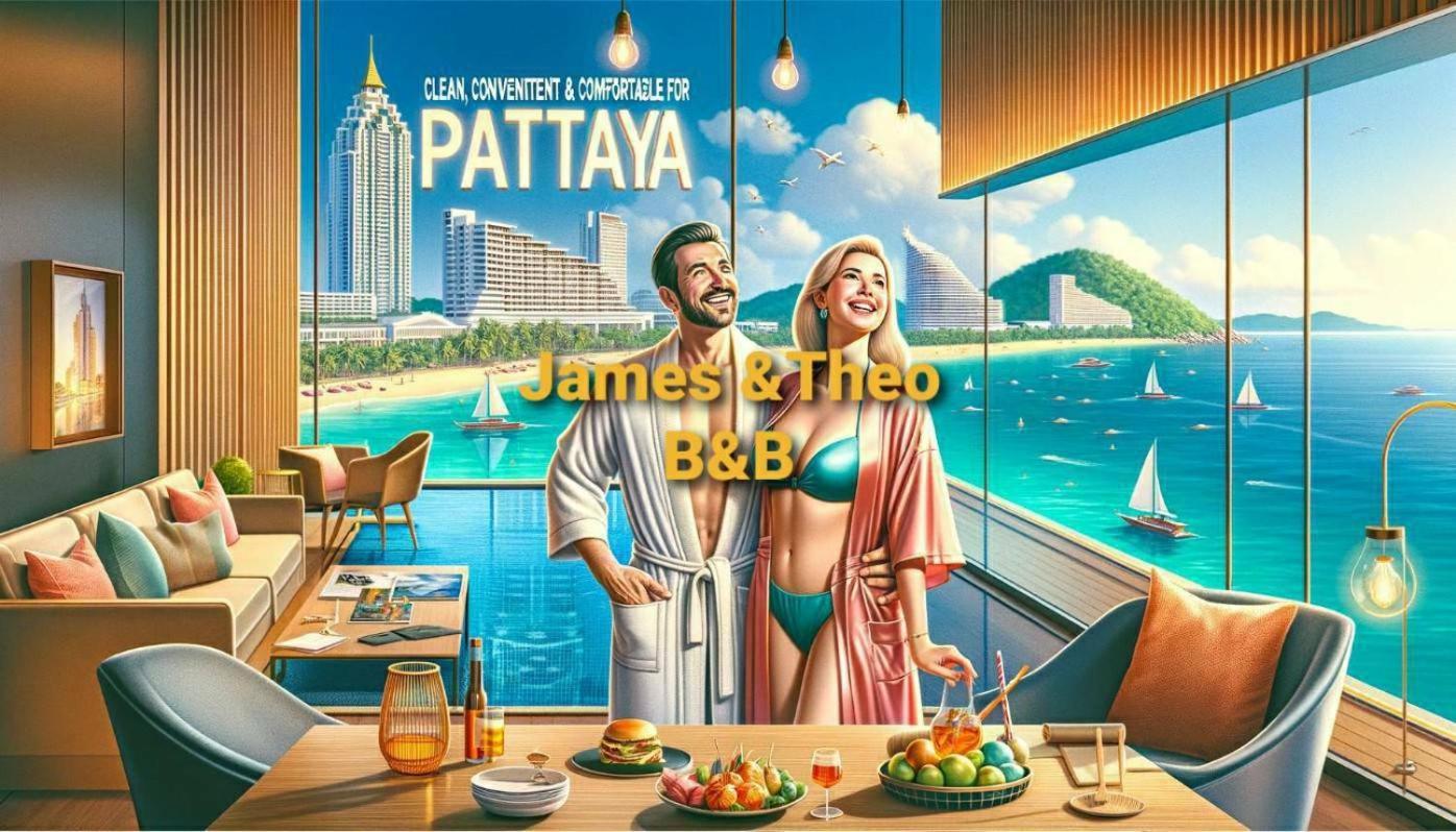 The Base Central Pattaya 2Bed King&Queen Sky Seaview & Infinity Pool Exteriör bild